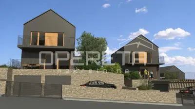 Baugrundstück, Konšćica, Blick auf Žumberak und Genehmigungen für 6 Häuser - 6