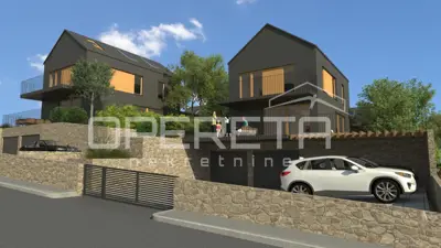 Baugrundstück, Konšćica, Blick auf Žumberak und Genehmigungen für 6 Häuser - 3