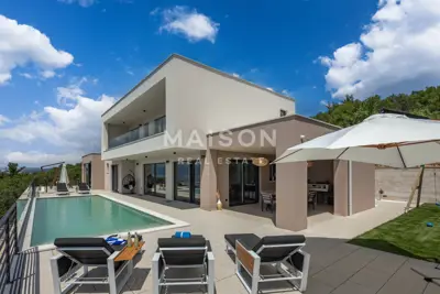 Villa, Kostrena Sveta Lucija, luxuriöse Oase mit Pool und Wellnessbereich - 2