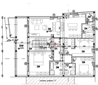 Apartment 134,87 m², Veli vrh, sea view and balcony 25 m² - 16