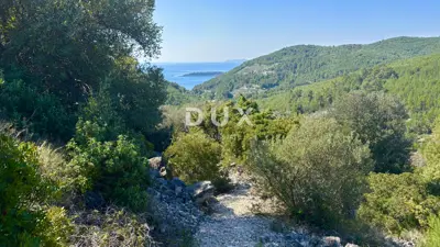 KORČULA, GRŠĆICA - Zemljište sa pogledom na more - 2
