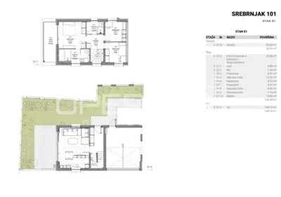 Prodaja, Stan, Srebrnjak, Srebrnjak, 4s, 155 m² - 2
