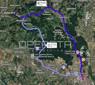 Građevinsko zemljište 6.791 m², Marija Gorica, pristupni put - 4