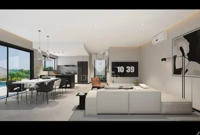 Doppelvilla auf Krk, Brzac - Pool und Dachterrasse - 8