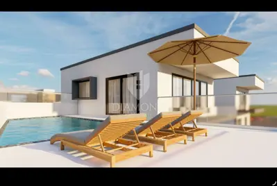 Doppelvilla auf Krk, Brzac - Pool und Dachterrasse - 5