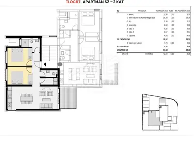 Novalja | Fully furnished apartment, 2 bedrooms | 300 m from the sea, 68 m² - 7