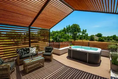 Vila 572 m², Svetvinčenat - privatnost i panoramski pogled - 10