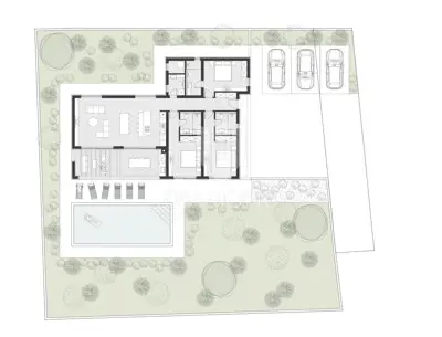 Kuća 144 m², Labin - moderna prizemnica s bazenom - 8