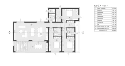 Kuća 144 m², Labin - moderna prizemnica s bazenom - 9