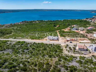 Building plot 679 m², Maslenica - panoramic sea views - 2