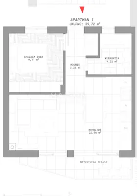 Wohnung zum Kauf in Oprić, 47,7 m² - 11