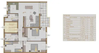 Apartment 117 m², Pula, Monte Magno - 2nd floor, terrace and loggia - 7