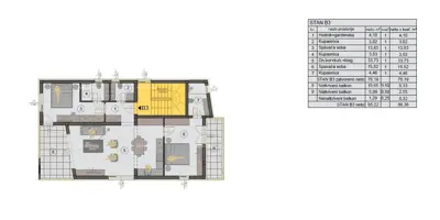 Stan 95 m², Medulin - 2. kat, 2 balkona - 8