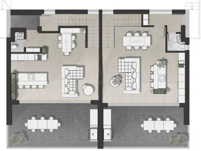 Apartman 102 m², Drage - prvi red do mora - 15