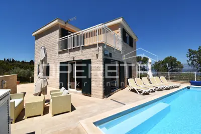 Haus mit Pool, Škrip auf Brač, ruhige Lage - 21