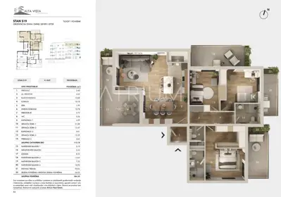 Penthouse 284 m², Seget Donji - privatna krovna terasa - 21