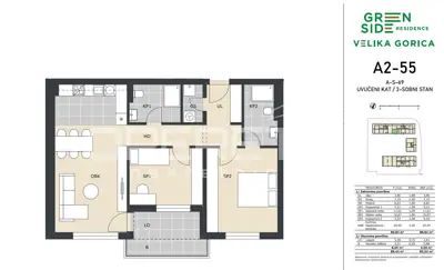 PRODAJA, VELIKA GORICA – NOVOGRADNJA | 3-SOBNI STAN 85,52 m² S LOGGIJOM - 13