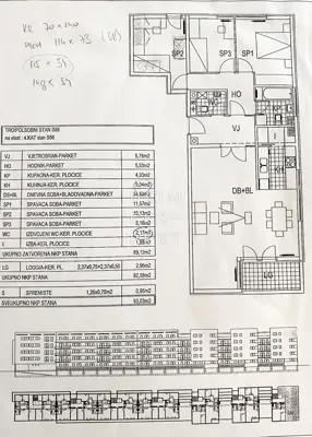 Novi Jelkovec, Uređen četverosoban stan s dvije garaže, 92 m² - Jelkove - 22