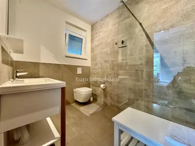 Plomin Luka, modern apartment first row to the sea - 10