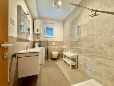 Plomin Luka, modern apartment first row to the sea - 9