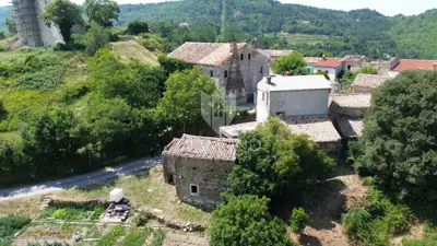 Steinhaus 196 m², Cerovlje - Panoramablick