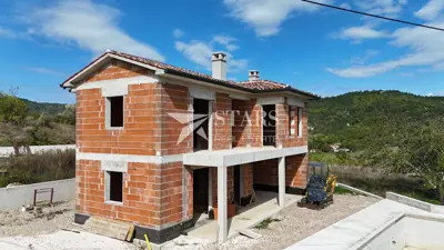 House in Jakomići, Pićan - pool and view of Učka - 8