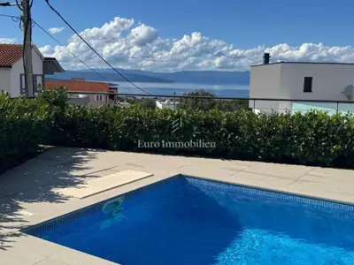 Luxury villa with a pool and sea view - Malinska - 10