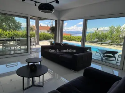 Luxury villa with a pool and sea view - Malinska - 3