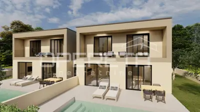 Haus 100 m², Poreč - Meerblick und Pool - 5
