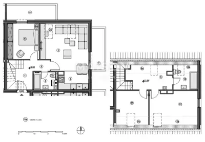 Wohnung 106 m², Gajnice, Vierzimmer-Duplex mit Balkon - 4