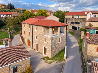 House 150 m², Momjan - renovated stone house with sea view - 8