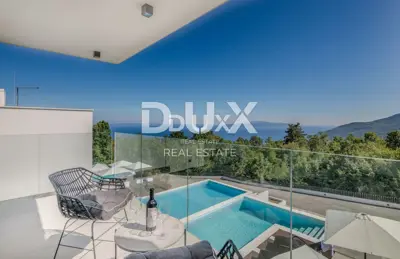 Vila 309 m², Veprinac - bazen i panoramski pogled na more - 8