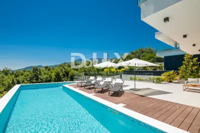 Vila 309 m², Veprinac - bazen i panoramski pogled na more - 3