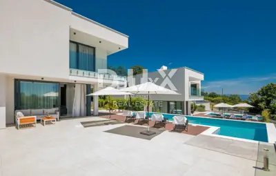 Vila 309 m², Veprinac - bazen i panoramski pogled na more - 4