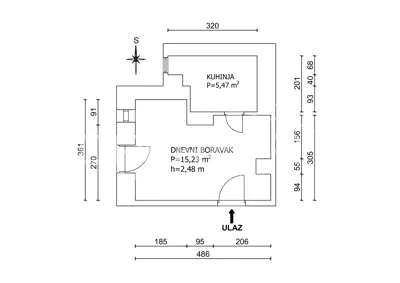 Apartment 18 m², Trešnjevka - Sjever, for renovation - 7