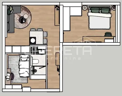Stan 50 m², Trnsko, mirna lokacija i novouređen - 13