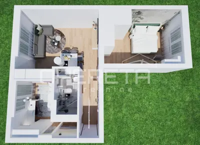 Stan 50 m², Trnsko, mirna lokacija i novouređen - 14