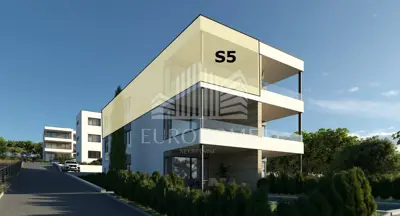 Penthouse 71 m², Mandre - pogled na more i krovna terasa