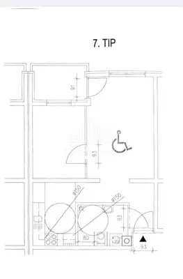 Apartment 50 m², Lanište - view of the Arena - 20