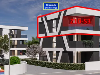 61 m² apartment, Veli vrh, Pula - new build with loggia - 2