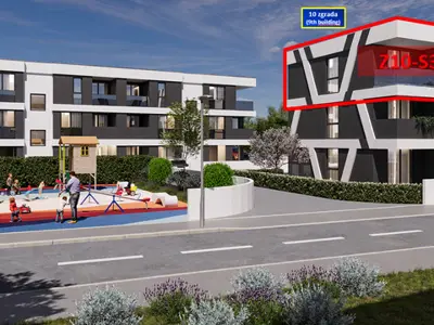 61 m² apartment, Veli vrh, Pula - new build with loggia