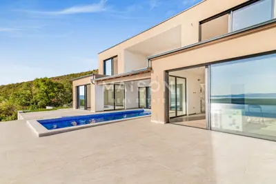Villa in Crikvenica, panoramic view of Kvarner - 19