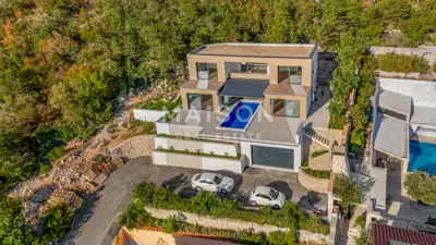Villa in Crikvenica, panoramic view of Kvarner - 7