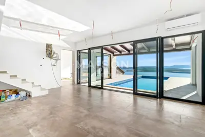 Villa in Crikvenica, panoramic view of Kvarner - 12