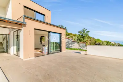 Villa in Crikvenica, panoramic view of Kvarner - 4