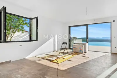 Villa in Crikvenica, panoramic view of Kvarner - 10