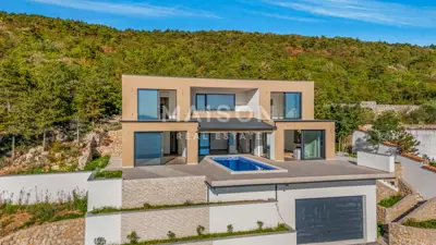 Villa in Crikvenica, panoramic view of Kvarner - 8