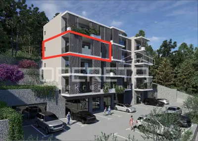 Wohnung 84 m², Omiš - Neubau mit Meerblick