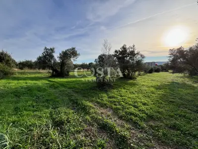 Building plot 669 m², Turanj - 400 m from the sea - 2
