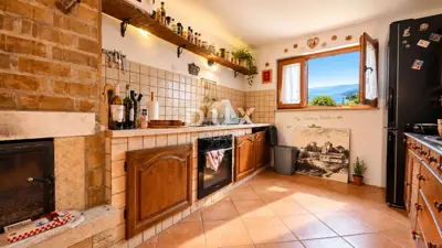 Stone house 86 m², Liganj - view of Kvarner - 6